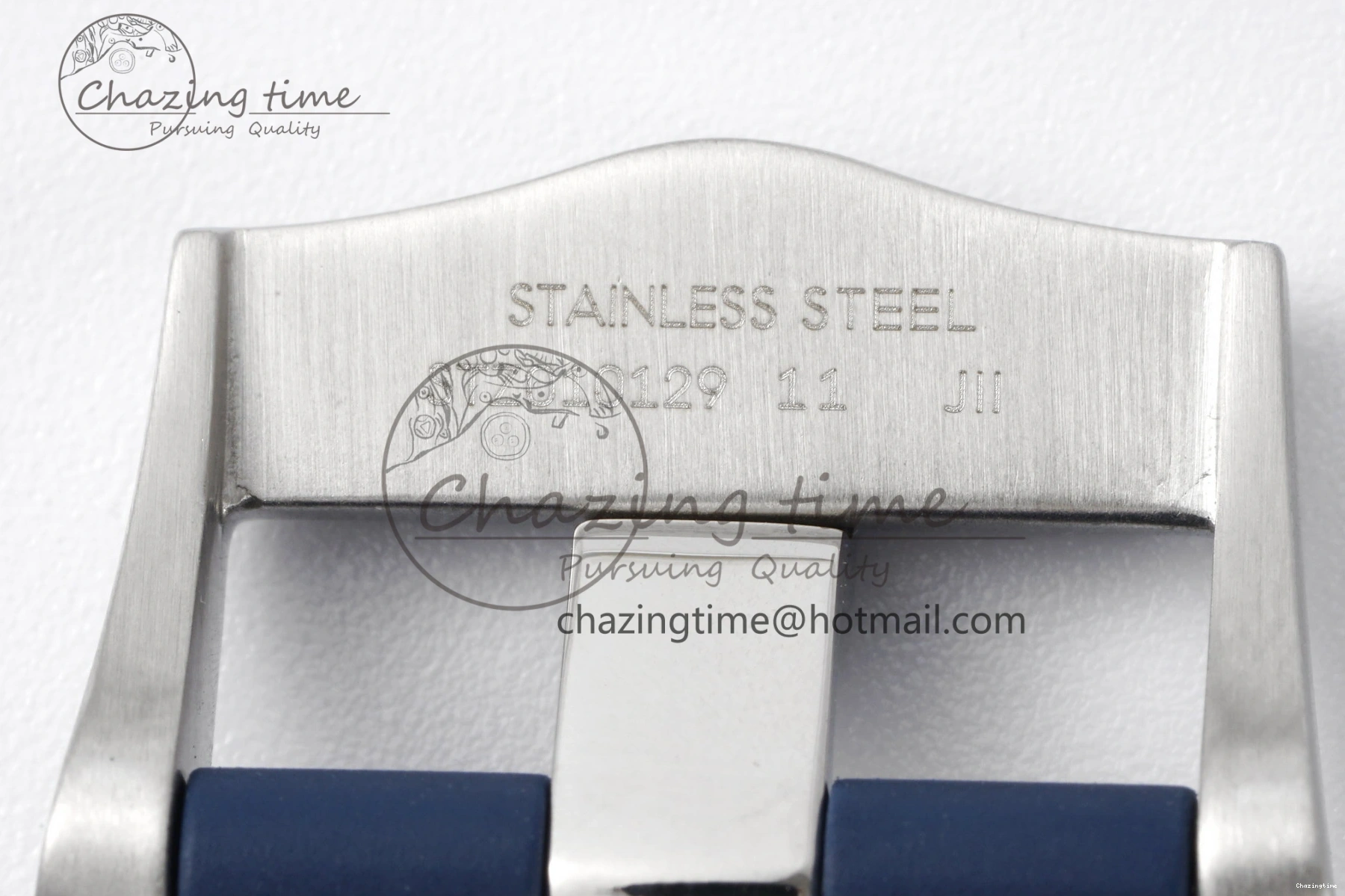 0328 Fashionable Seamaster Diver 300M ZF 1:1 Best Edition Blue Ceramic Blue Dial on Blue Rubber Strap A 7822